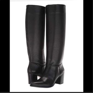 Sole Society Black Leather Boots style Dani Lynn